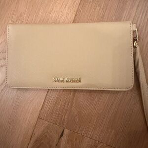 Steve Madden Pink & Cream Clutch Wallet